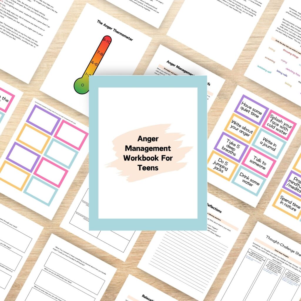 anger management workbook for teens